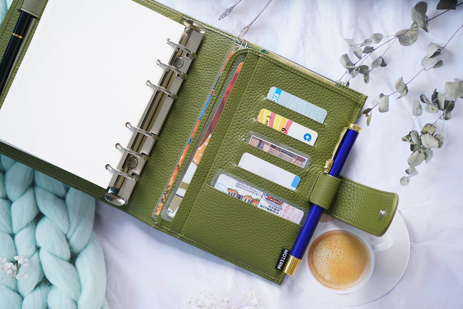 Amazon.co.jp: Moterm A6 Luxe Ring Planner - 本革バインダー